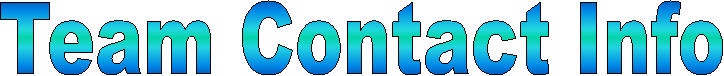 Team Contact Info